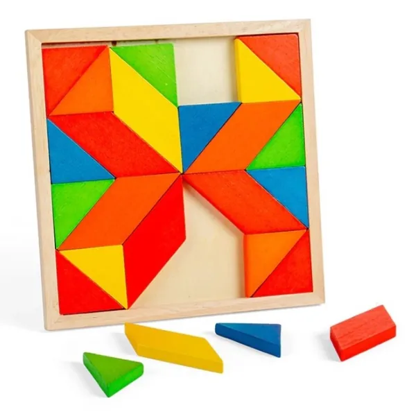 Bigjigs Mozaika geometryczna 24 klocki