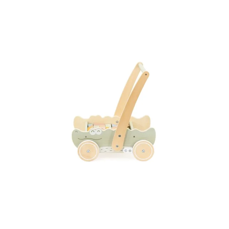 Bigjigs Toys Pchacz Krokodyl Drewniany