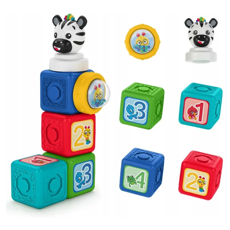 Bright Starts Baby Einstein Klocki sensoryczne miękkie