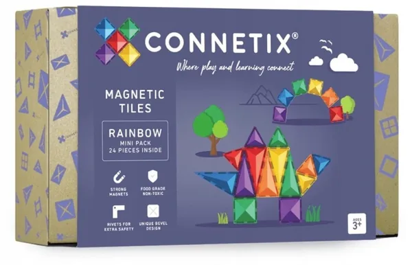 Connetix Rainbow Mini Pack 24 elementy