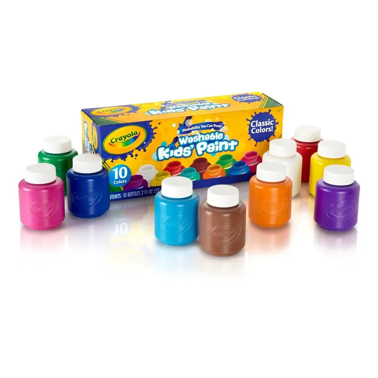 Crayola Washable Kids Paint zestaw 10 farb
