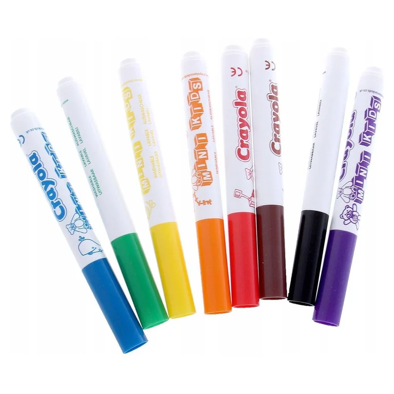 Crayola Washable Markers, zmywalne flamastry 8 kolorów