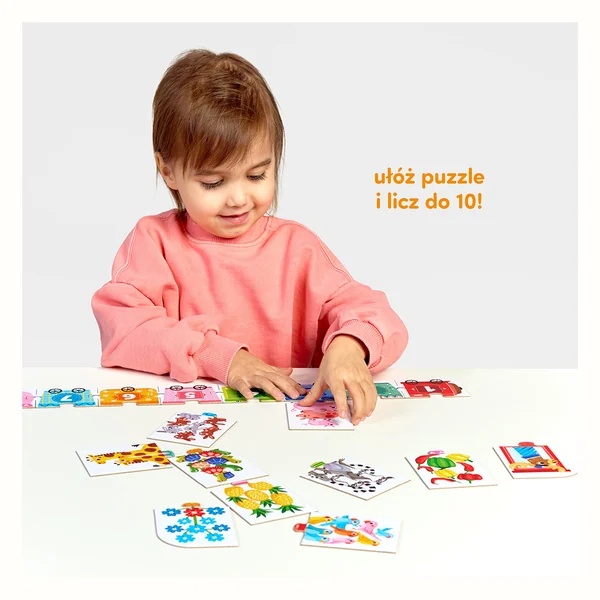 CzuCzu Cyferkowy pociąg (puzzle do liczenia) 3+