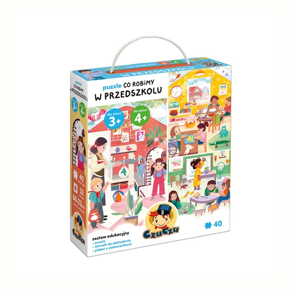 CzuCzu Puzzle Co robimy w przedszkolu 3+