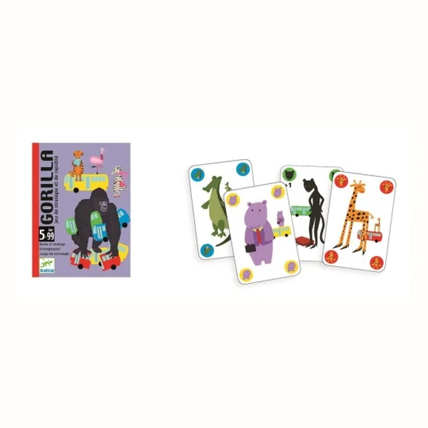 DJECO Gra karciana Gorilla Makao 5-99 lat