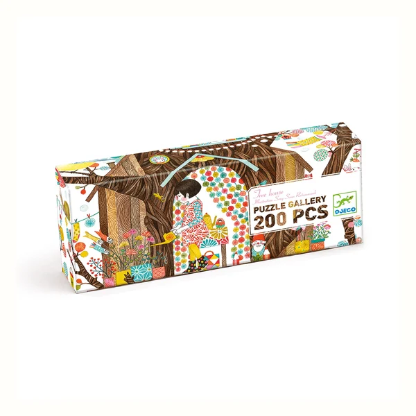 Djeco Puzzle Gallery Domek na drzewie, 200 elementów