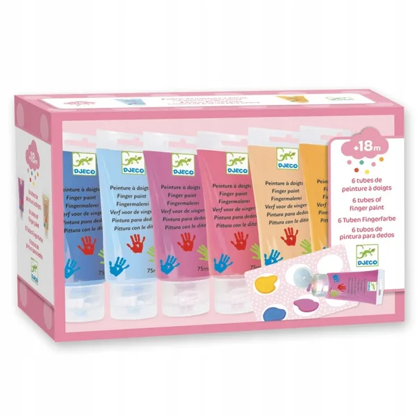 Djeco Farby do malowania palcami Sweet