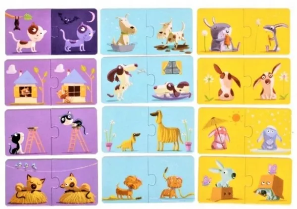 Djeco Puzzle duo Przeciwieństwa