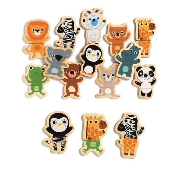 Djeco Puzzle magnetyczne Dżungla