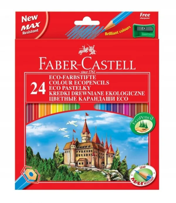 Faber-Castell Kredki ołówkowe Zamek, 24 szt.