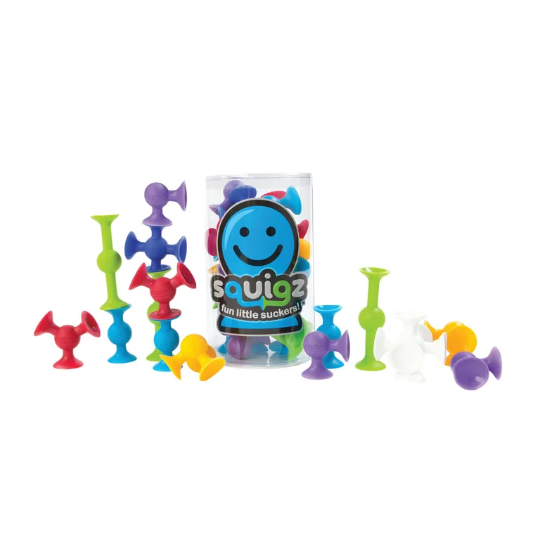 Fat Brain Toys Squigz Zestaw Startowy, 24 przyssawki