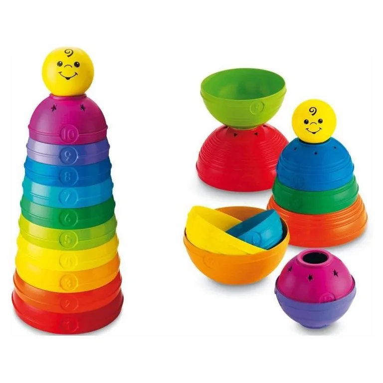 Fisher-Price Okrągłe Kubeczki do Ustawiania (W4472)