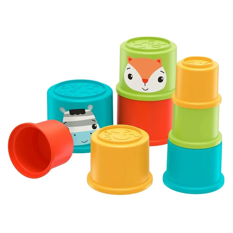 Fisher-Price Kubeczki Królewskie do Układania, zestaw 10 el.