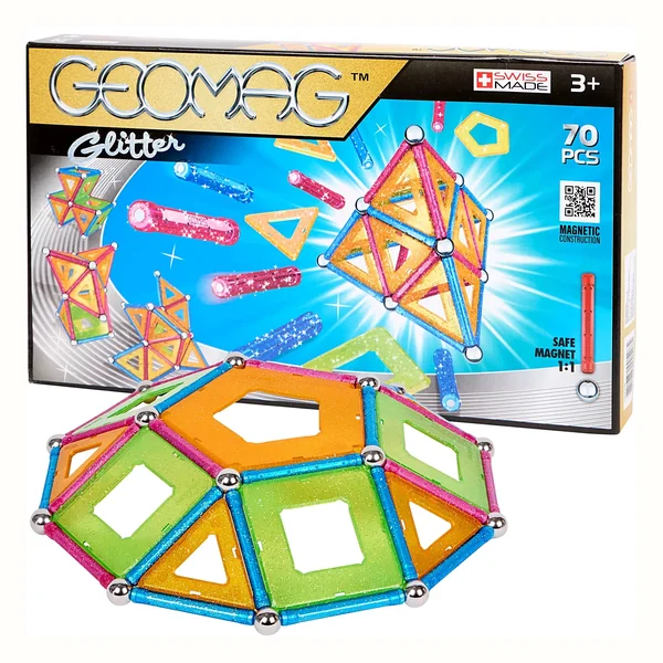 Geomag Glitter, 70 elementów