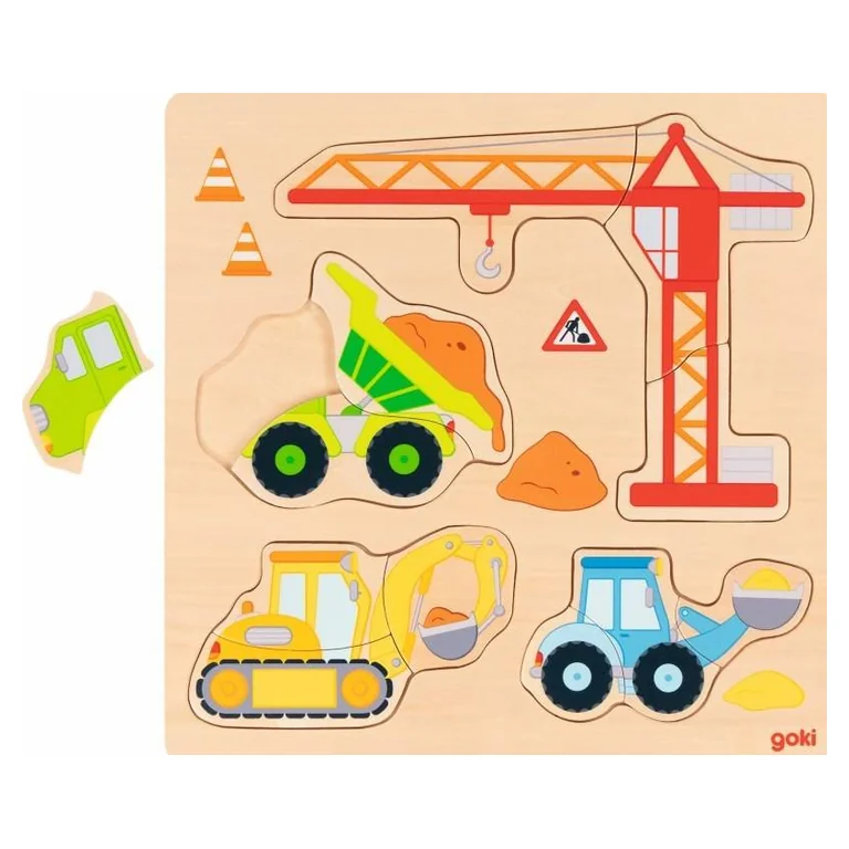 Goki Puzzle progresywne Pojazdy 4 w 1