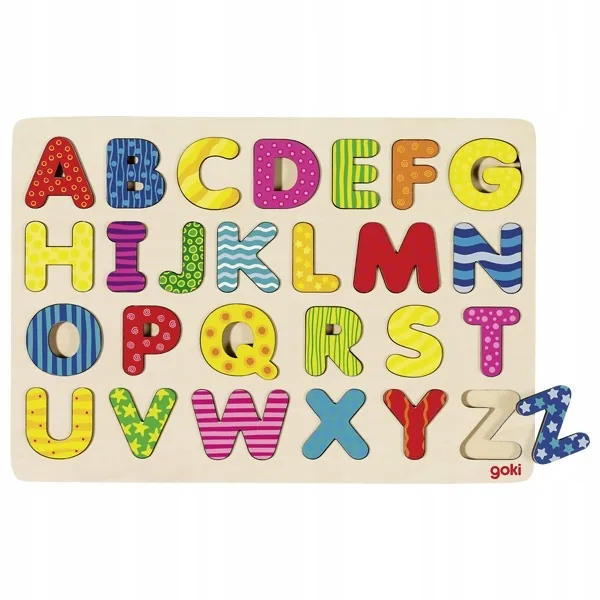 Goki Układanka literki ABC