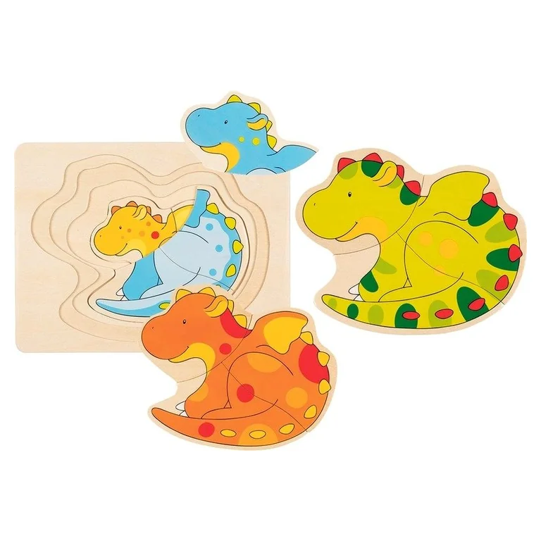 Goki Układanka warstwowa Dinozaury, era mezozoiku