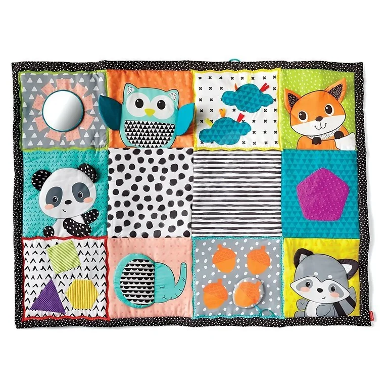 Infantino Mata Edukacyjna Tummy Time Sensoryczna