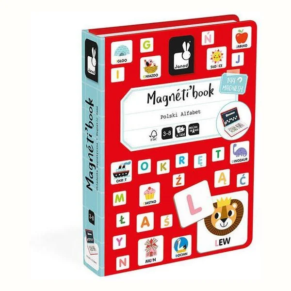Janod Magnetibook Polski alfabet