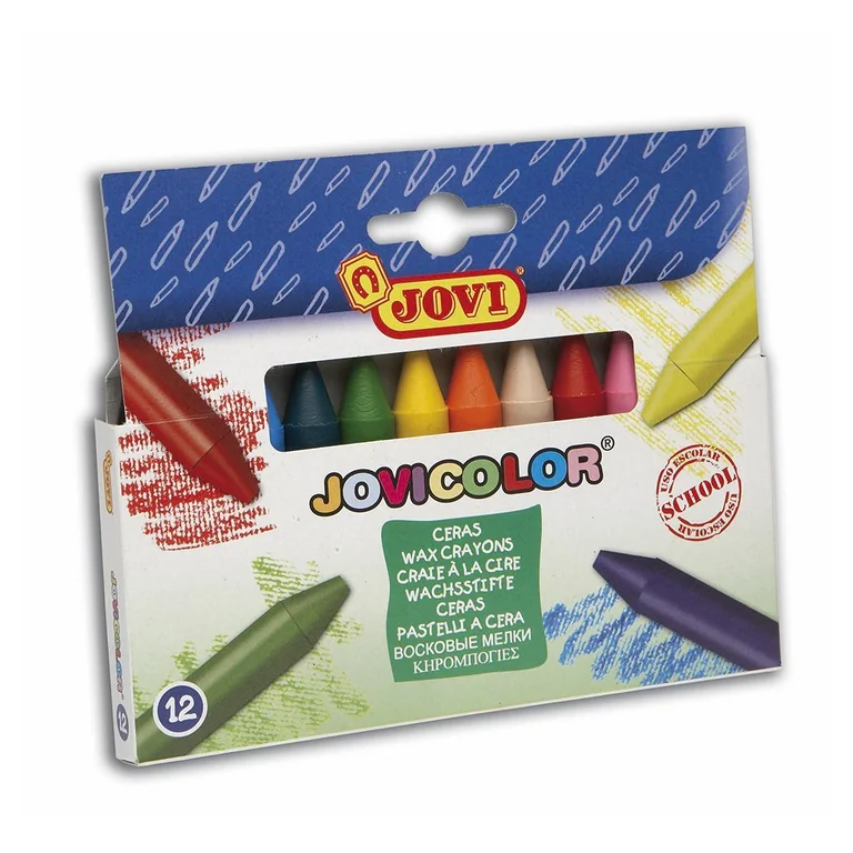 Jovi Kredki woskowe Grubaski 12 kolorów