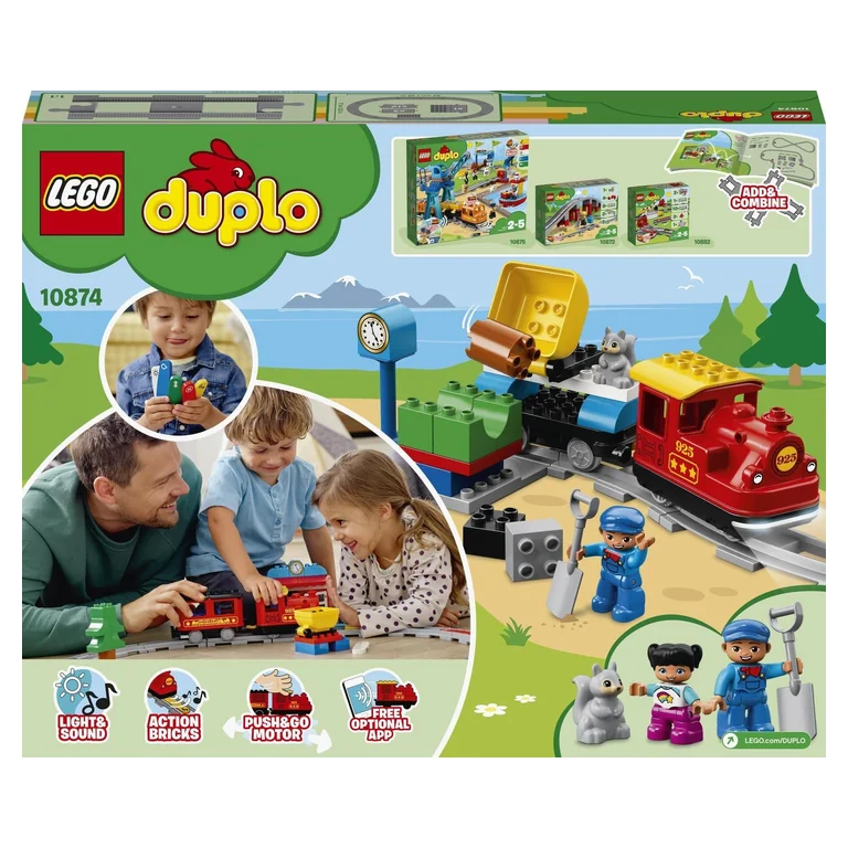 LEGO DUPLO Pociąg parowy 10874