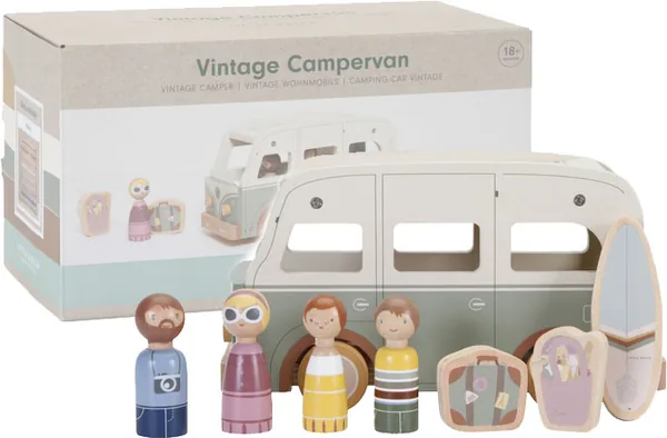 Little Dutch Campervan Vintage z figurkami
