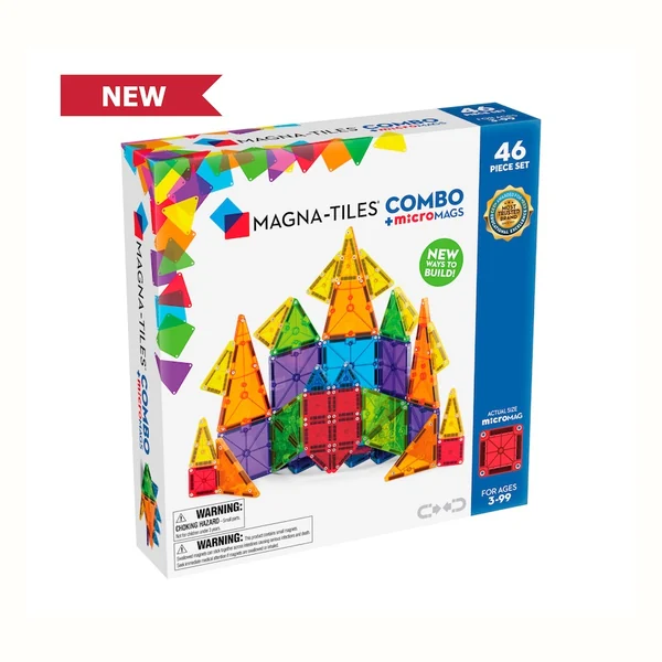 Magna-Tiles Combo microMAGS 46 elementów