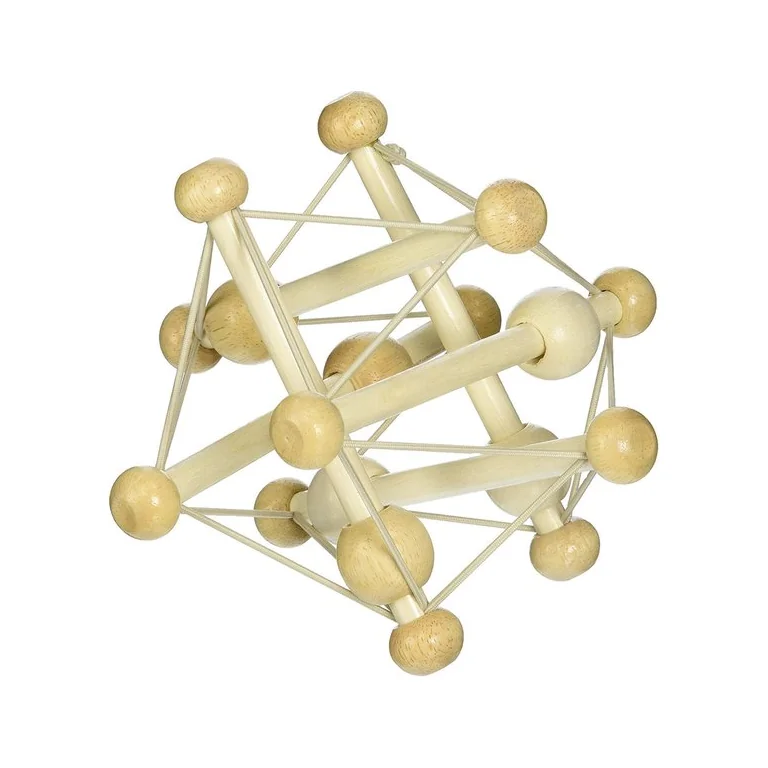 Manhattan Toy Skwish Natural, grzechotka 3D