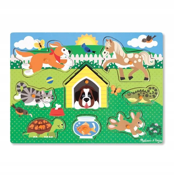 Melissa & Doug Puzzle Zwierzątka 8 elementów