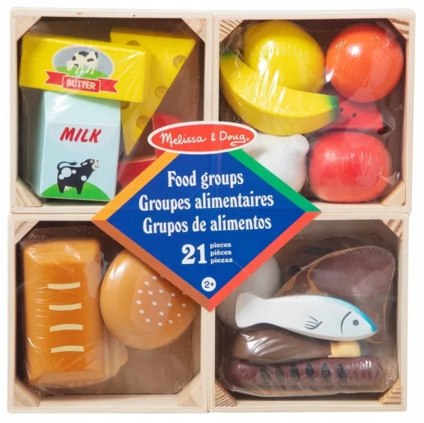 Melissa & Doug Warzywa i owoce, zestaw 21 el.