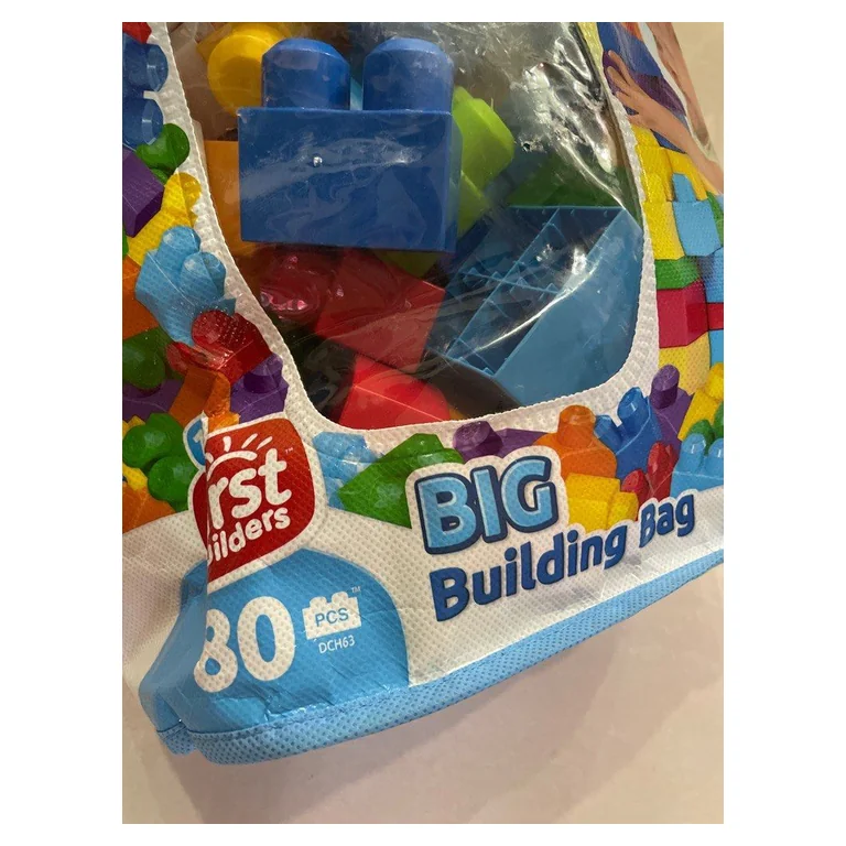 Mega Bloks First Builders, worek 80 el.