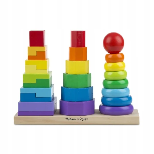 Melissa & Doug Drewniana układanka Wieże