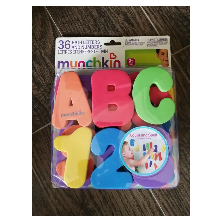 Munchkin Learn Bath Letters and Numbers, 36 szt.