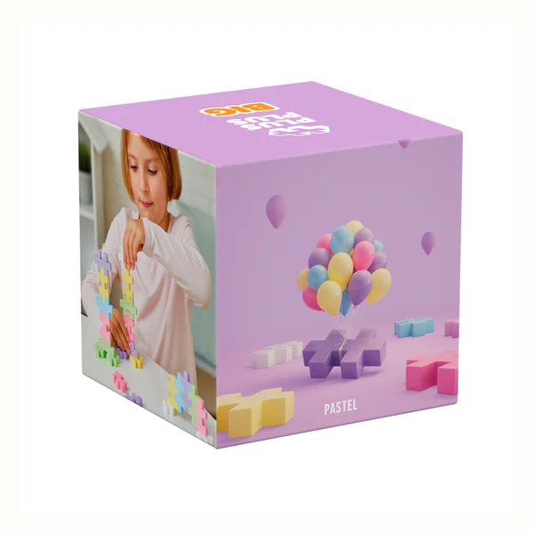 KLOCKI PLUS-PLUS BIG PASTELOWE 100EL PLUS-PLUS