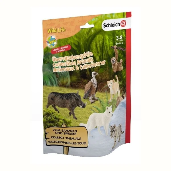 Schleich Wild Life, woreczek z niespodzianką, seria 4
