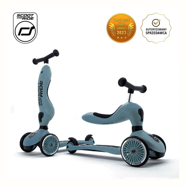 Scoot and Ride Highwaykick 1 Steel Jeździk Hulajnoga 2w1 1-5 lat