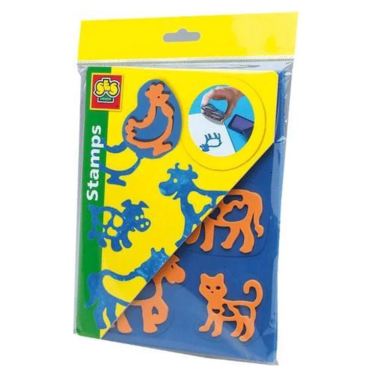 SES Creative Stempelki ze zmywalnymi farbami, Zwierzęta