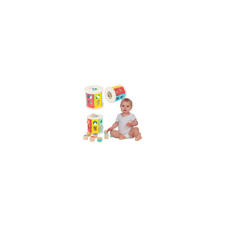 Drewniana kostka edukacyjna sorter