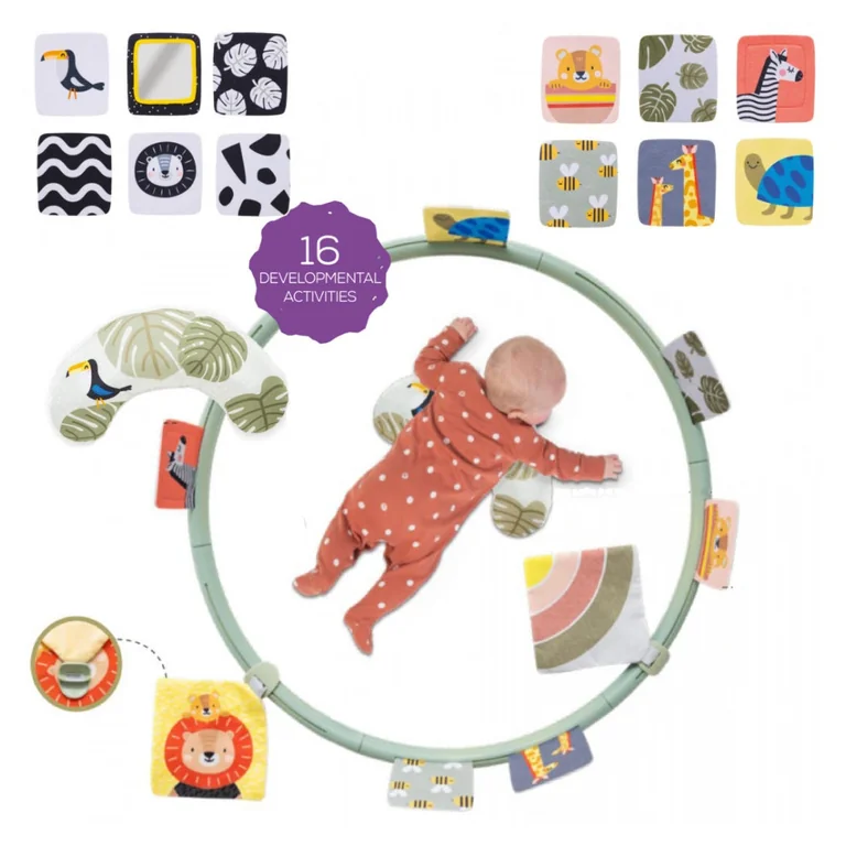 Taf Toys Mata do leżenia na brzuchu Tummy Time Savanna