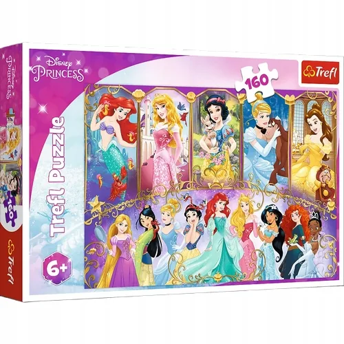 Trefl Puzzle 160 el. Portrety księżniczek