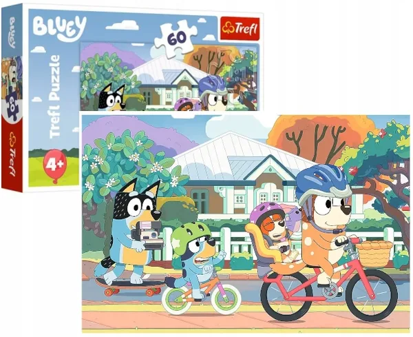 Trefl Puzzle 60 el. Wesoły Bluey