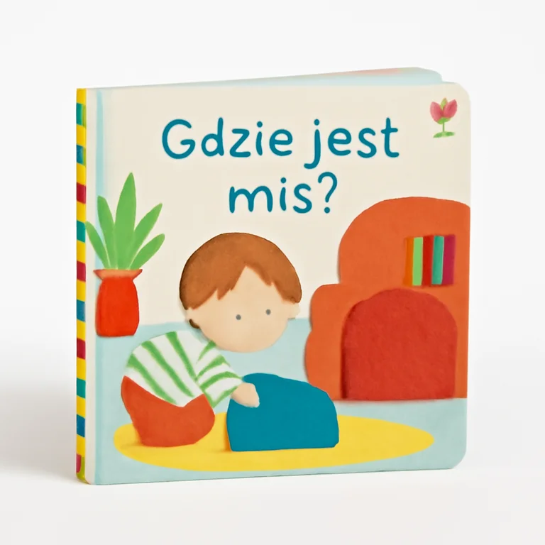 Usborne Książka z klapkami: Gdzie jest miś?