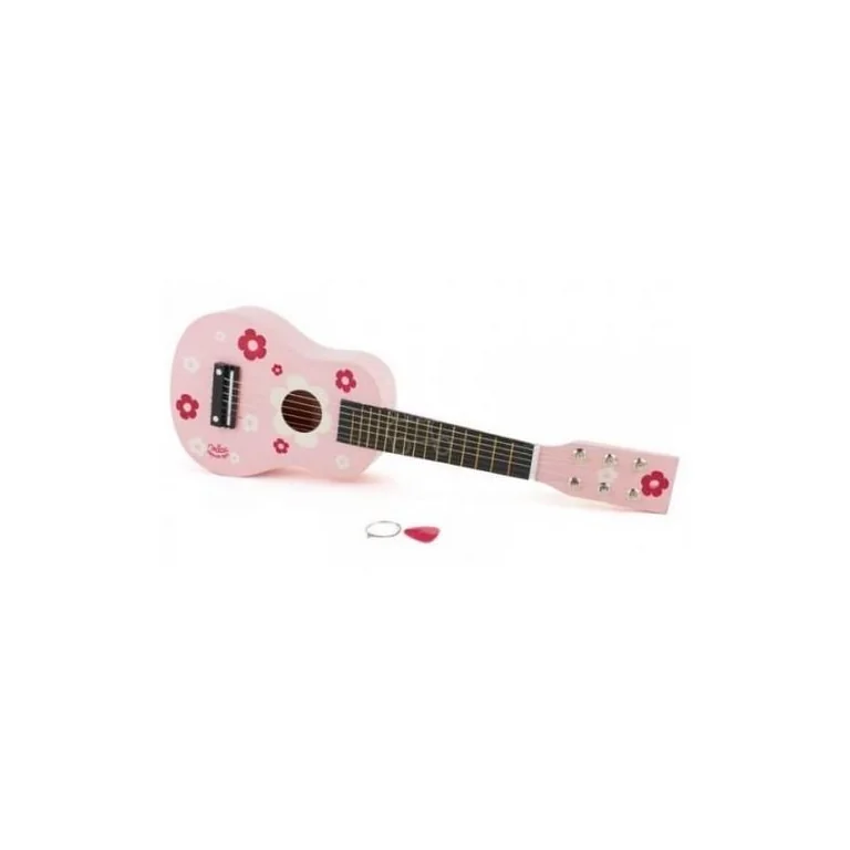 Vilac Gitara drewniana dla dzieci kolorowa